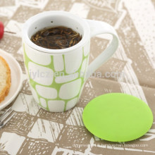 ceramic mug silicon lid